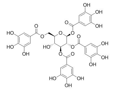 1,2,3,6-四-O-没食子酰-β-D-葡萄糖