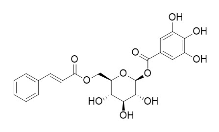 1-O-galloyl-6-O-cinnamoylglucose