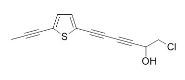 1-chloro-6-(5-(prop-1-ynyl)thiophen-2-yl)hexa-3,5-diyn-2-ol