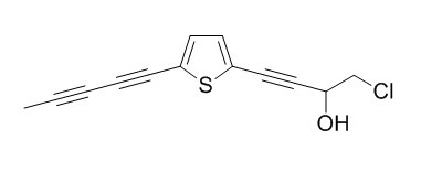 2(-4-Chloro-3-hydroxy-1-butynyl)-5-1,(3-pentadiynyl)thiophene