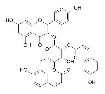 2,4-Di-O-(Z-p-coumaroyl)afzelin