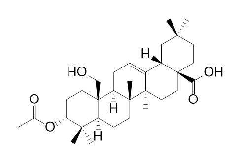 3alpha-Acetyloxy-25-hydroxyolean-12-en-28-oic acid