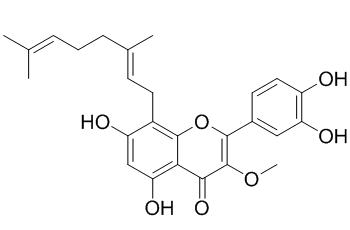 5,7,3,4-Tetrahydroxy-3-methoxy-8-geranylflavone
