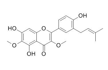 5,7,4-Trihydroxy-3,6-dimethoxy-3-prenylflavone