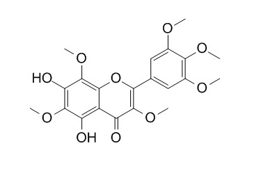 5,7-Dihydroxy 3,3,4,5,6,8-hexamethoxyflavone