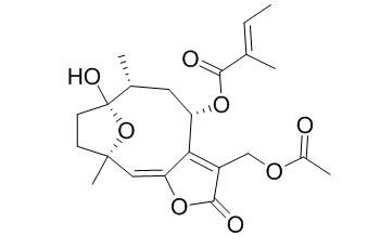 8alpha-Tigloyloxyhirsutinolide 13-O-acetate