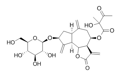 8beta-(2-Hydroxy-2-methyl-3-oxobutyryloxy)glucozaluzanin C