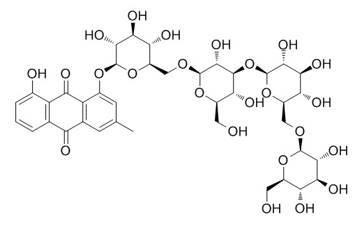 大黄酚-1-O-β-四葡萄糖苷