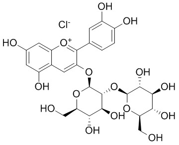 Cyanidin 3-sophoroside chloride