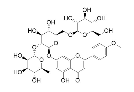 Fortunellin-6''-beta-D-glucopyranoside (Acacetin-7-O-[2''-O-rhamnosyl-6''-O-glucosyl]-glucoside)