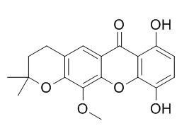 3,4-二氢-7,10-二羟基-12-甲氧基-2,2-二甲基-2H,6H-吡喃并[3,2-b]氧杂蒽-6-酮