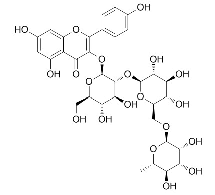 Kaempferol-3-O-alpha-L-rhamnopyranosyl-(1->6)-beta-D-glucopyranosyl-(1->2)-beta-D-glucopyranoside