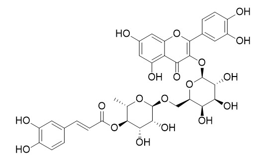 Quercetin 3-Caffeylrobinobioside