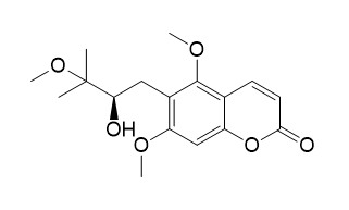 Toddalolactone 3'-O-methyl ether (6-(2-Hydroxy-3-methoxy-3-methylbutyl)-5,7-dimethoxycoumarin)