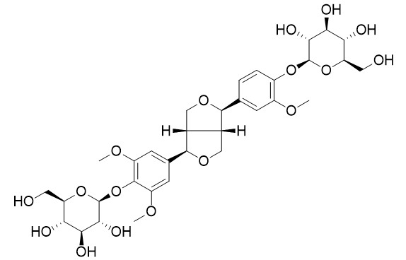(+)-杜仲树脂酚双葡萄糖苷