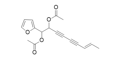 (1,5E,11E)-tridecatriene-7,9-diyne-3,4-diacetate