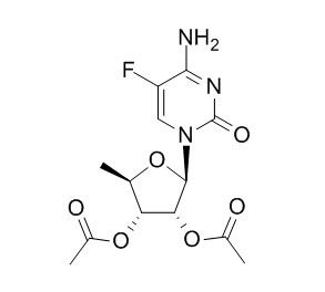 2'',3''-Di-O-acetyl-5''-deoxy-5-fuluro-D-cytidine