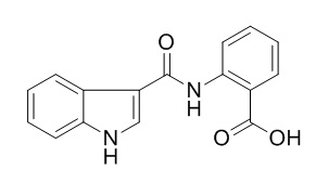 2-(1H-Indole-3-carboxamido)benzoic acid