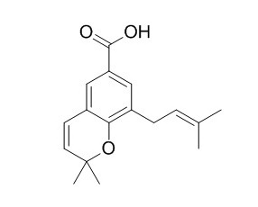 2,2-Dimethyl-8-prenylchromene 6-carboxylic acid