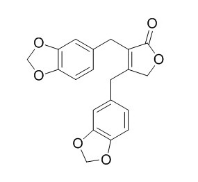 2,3-Di(3,4-methylenedioxybenzyl)-2-buten-4-olide
