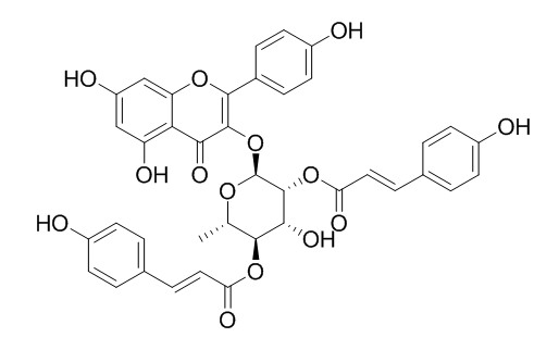 2,4-Di-O-(E-p-coumaroyl)afzelin