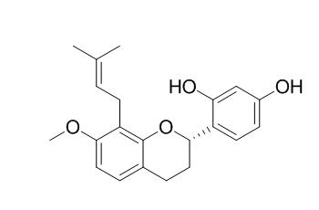 2',4'-Dihydroxy-7-methoxy-8-prenylflavan