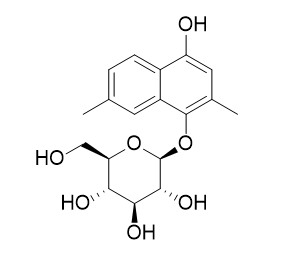 2,7-Dimethyl-1,4-dihydroxynaphthalene 1-O-glucoside