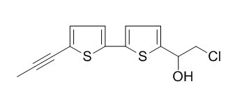 2-Chloro-1-(5'-(prop-1-ynyl)-2,2'-bithiophen-5-yl)ethanol 
