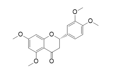 (2S)-5,7,3,4-tetramethoxyflavanone
