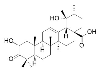 2alpha,19alpha-Dihydroxy-3-oxo-urs-12-en-28-oic acid