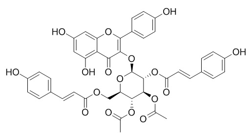 3'',4''-Di-O-acetyl-2'',6''-di-O-p-coumaroylastragalin