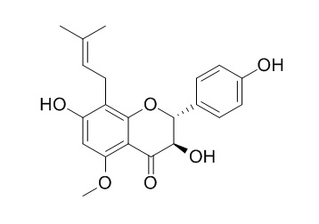 3,7,4'-Trihydroxy-5-methoxy-8-prenylflavanone