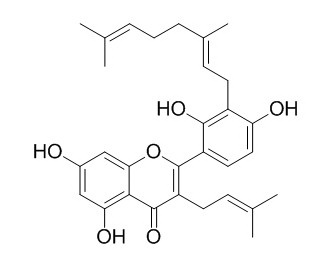 3-Geranyl-3-prenyl-2,4,5,7-tetrahydroxyflavone