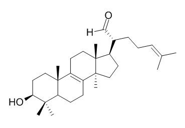 3beta-Hydroxylanosta-8,24-diene-21-al