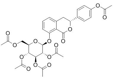 (3R)-Hydrangenol 8-O-glucoside pentaacetate