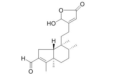 (4->2)-Abeo-16-hydroxycleroda-2,13-dien-15,16-olide-3-al