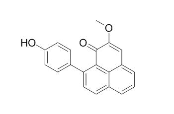 9-(4-羟基苯基)-2-甲氧基-1H-萘嵌苯-1-酮 
