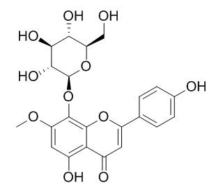 5,8,4-Trihydroxy-7-methoxyflavone 8-O-glucoside