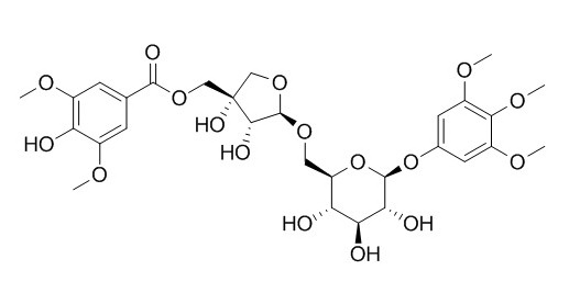 5''-O-Syringoylkelampayoside A