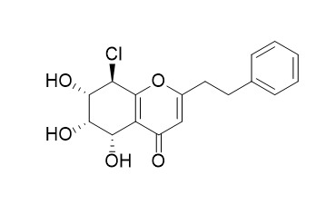 (5S,6S,7S,8R)-8-Chloro-5,6,7-trihydroxy-2-phenylethyl-5,6,7,8-tetrahydro-4H-chromen-4-one