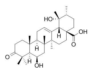 6,19-Dihydroxyurs-12-en-3-oxo-28-oic acid