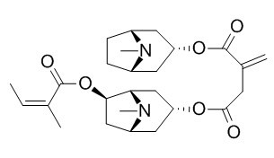 6-Angeloyloxyditropan-3-yl itaconate