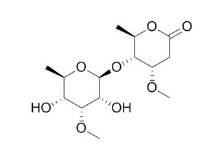 6-Deoxy-3-O-methyl-beta-allopyranosyl(1-4)-beta-cymaronic acid delta-lactone