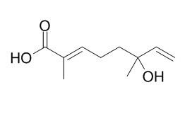 6-Hydroxy-2,6-dimethyl-2,7-octadienoic acid