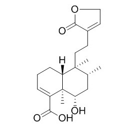 6alpha-Hydroxycleroda-3,13-dien-16,15-olid-18-oic acid