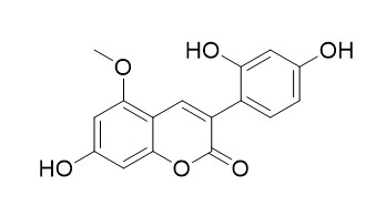 7,2',4'-Trihydroxy-5-methoxy-3-arylcoumarin