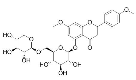 7,4-Di-O-methylapigenin 5-O-xylosylglucoside