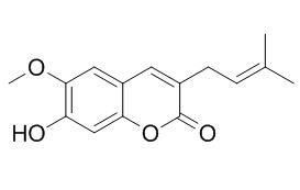 7-羟基-6-甲氧基-3-异戊烯基香豆素