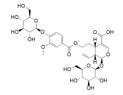 7-O-(4-beta-D-glucopyranosyloxy-3-methoxybenzoyl)secologanolic acid
