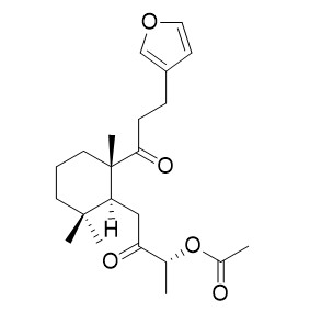 8-Acetoxy-15,16-epoxy-8,9-secolabda-13(16),14-diene-7,9-dione